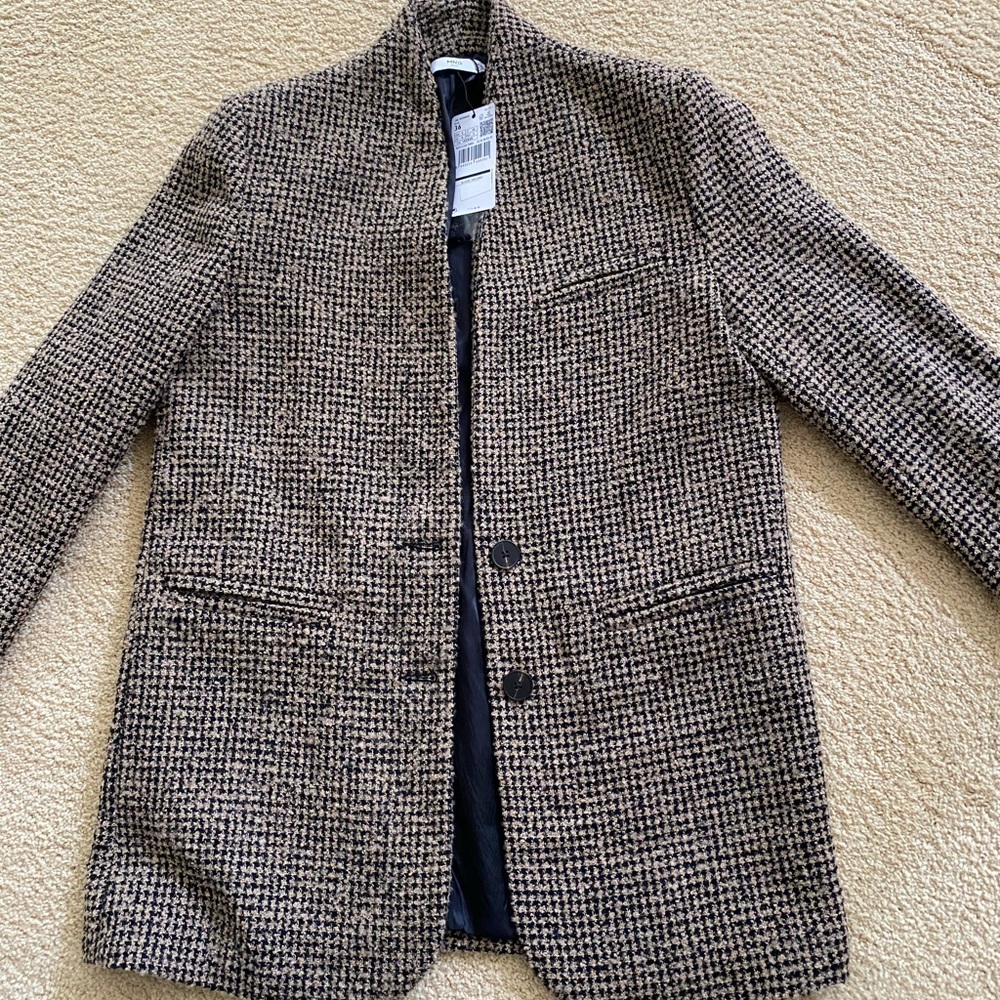 Brand new Mango tweed blazer size 4.